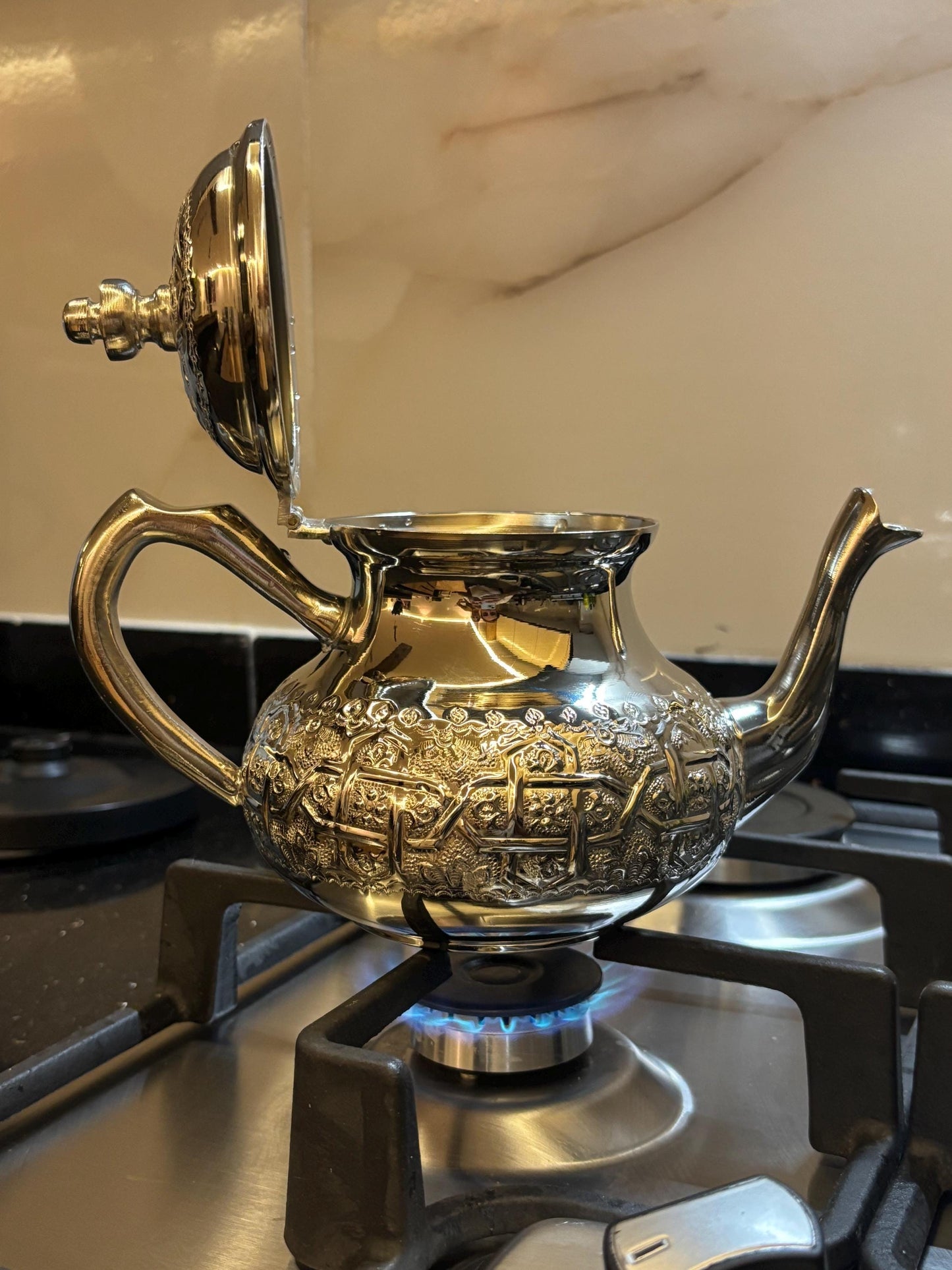 Authentic Moroccan Teapot – Handcrafted Cristal Tea Pot from Morocco