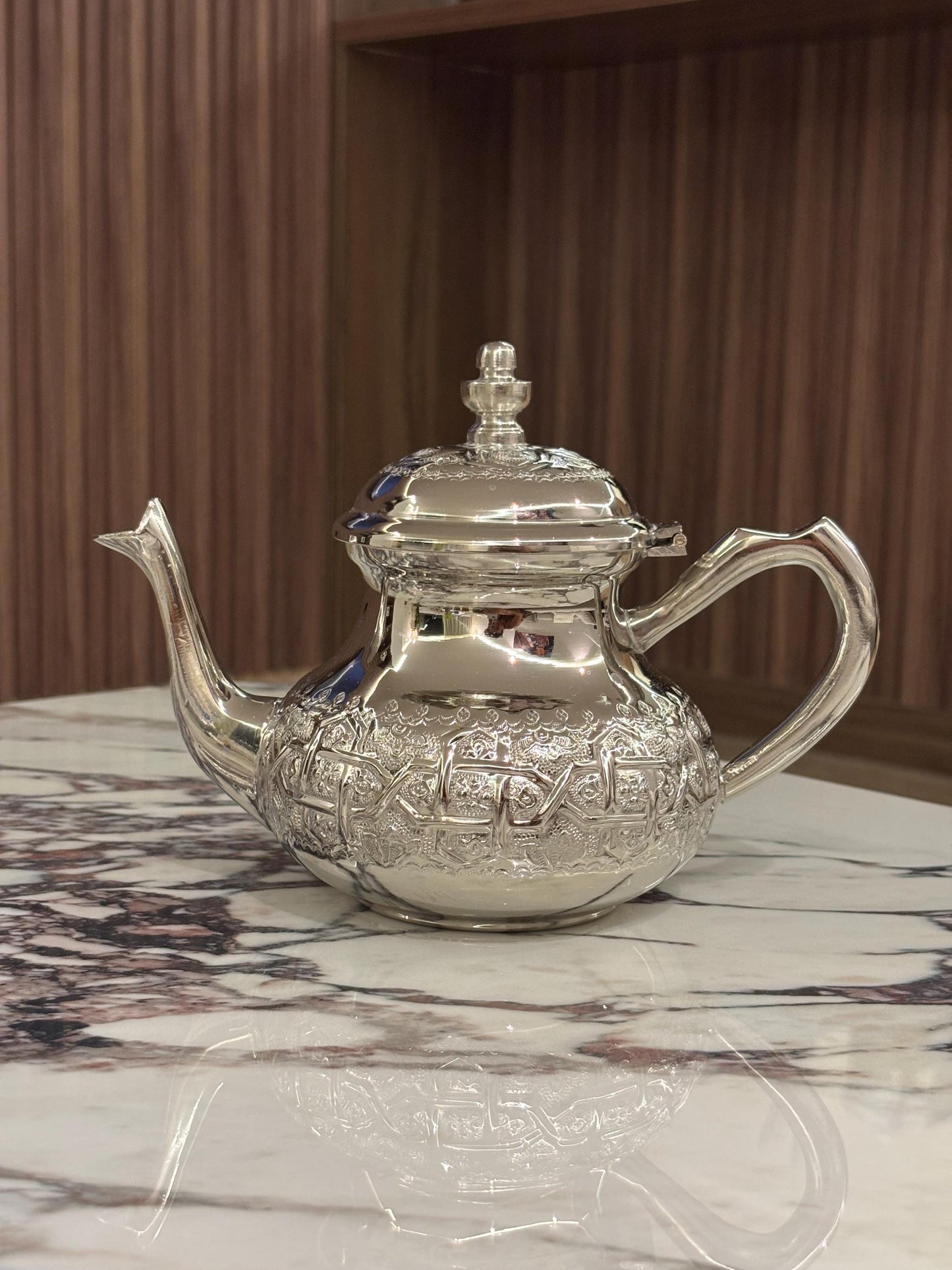 Authentic Moroccan Teapot – Handcrafted Cristal Tea Pot from Morocco