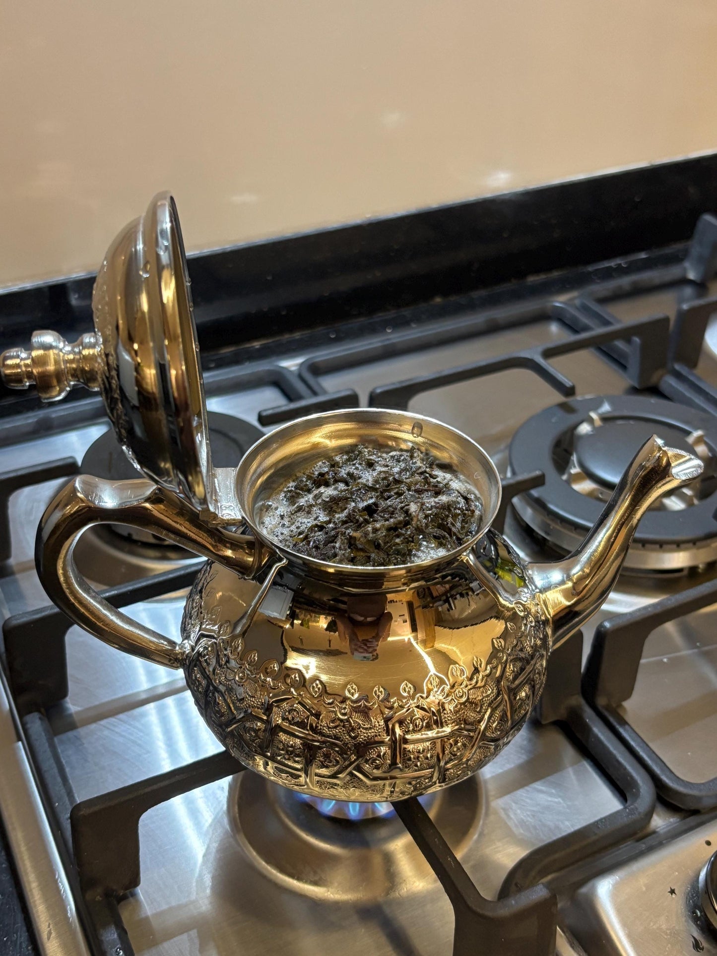 Authentic Moroccan Teapot – Handcrafted Cristal Tea Pot from Morocco