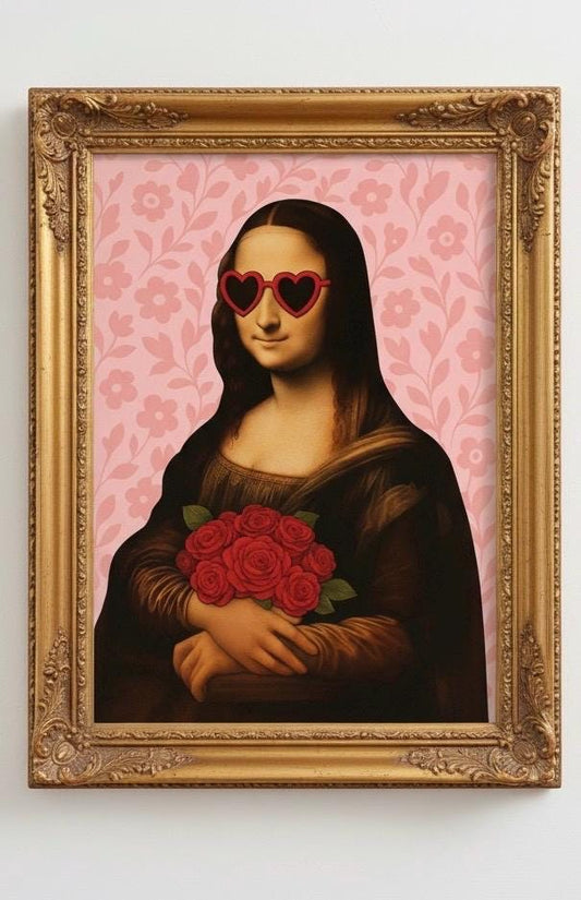 Modern Mona Lisa Art Print