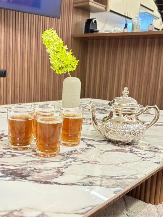 Authentic Moroccan Teapot – Handcrafted Cristal Tea Pot from Morocco
