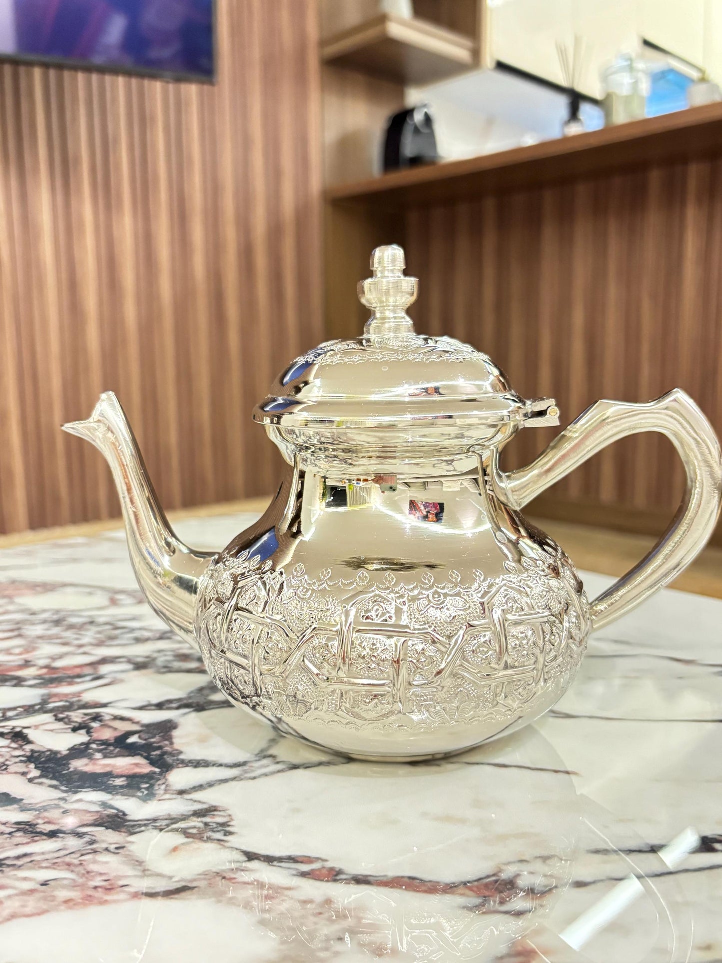 Authentic Moroccan Teapot – Handcrafted Cristal Tea Pot from Morocco