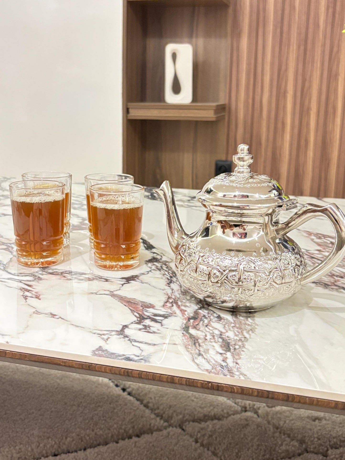 Authentic Moroccan Teapot – Handcrafted Cristal Tea Pot from Morocco