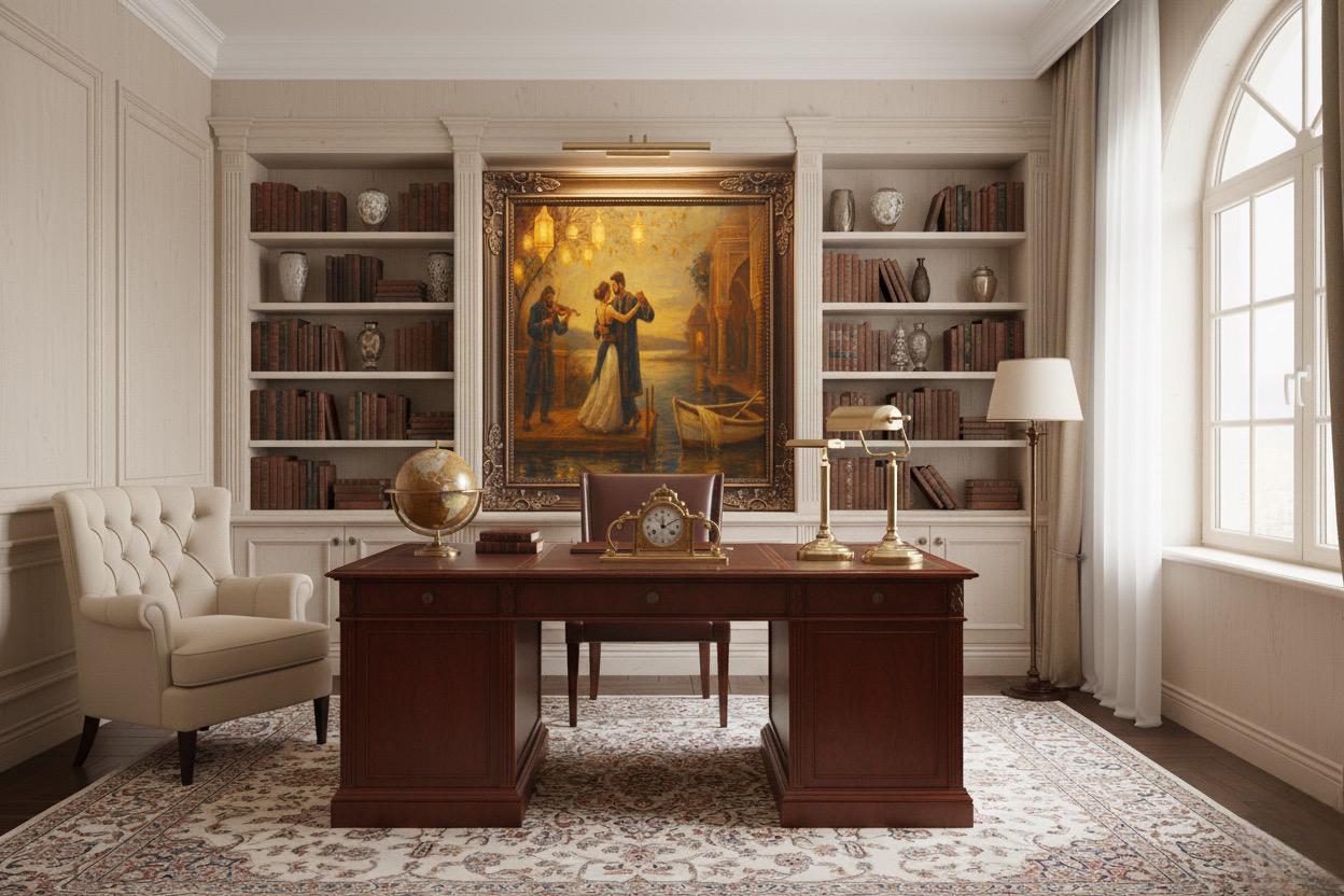 Twilight Romance Moroccan Inspired Dance Art Print