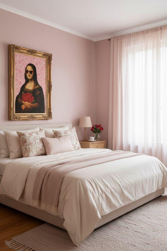 Modern Mona Lisa Art Print