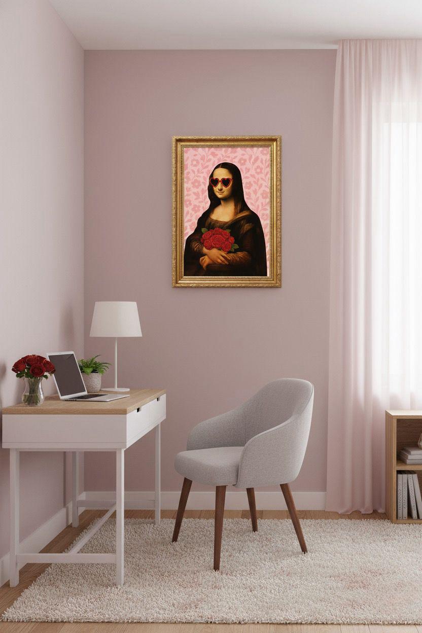 Modern Mona Lisa Art Print