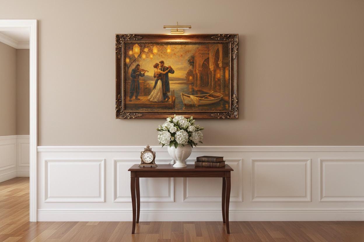 Twilight Romance Moroccan Inspired Dance Art Print