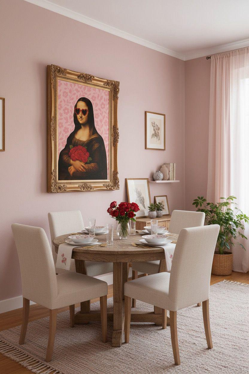 Modern Mona Lisa Art Print