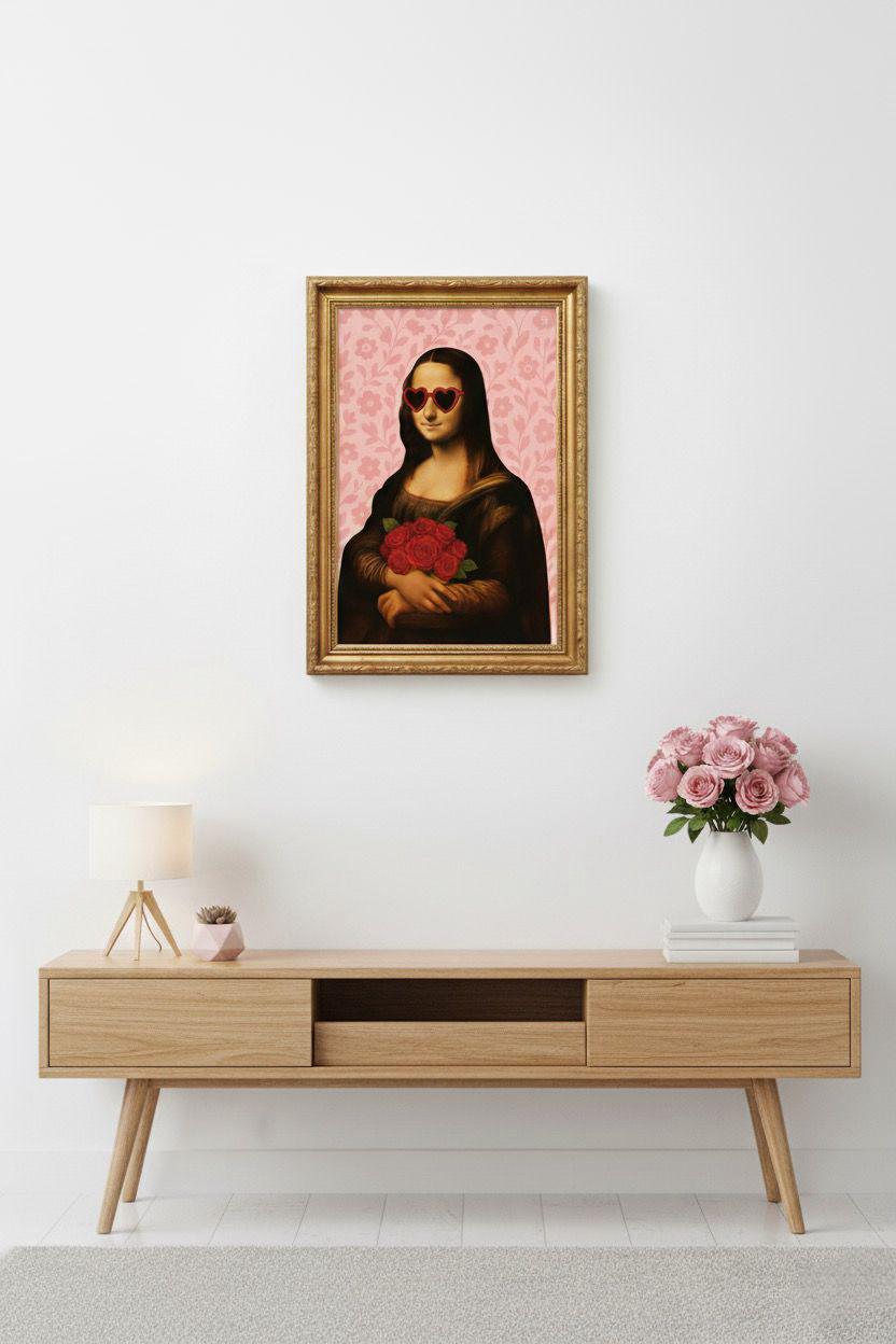 Modern Mona Lisa Art Print